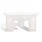 Table basse Isavella Rd en bois - 35 po L x 35 po P x 16 po H