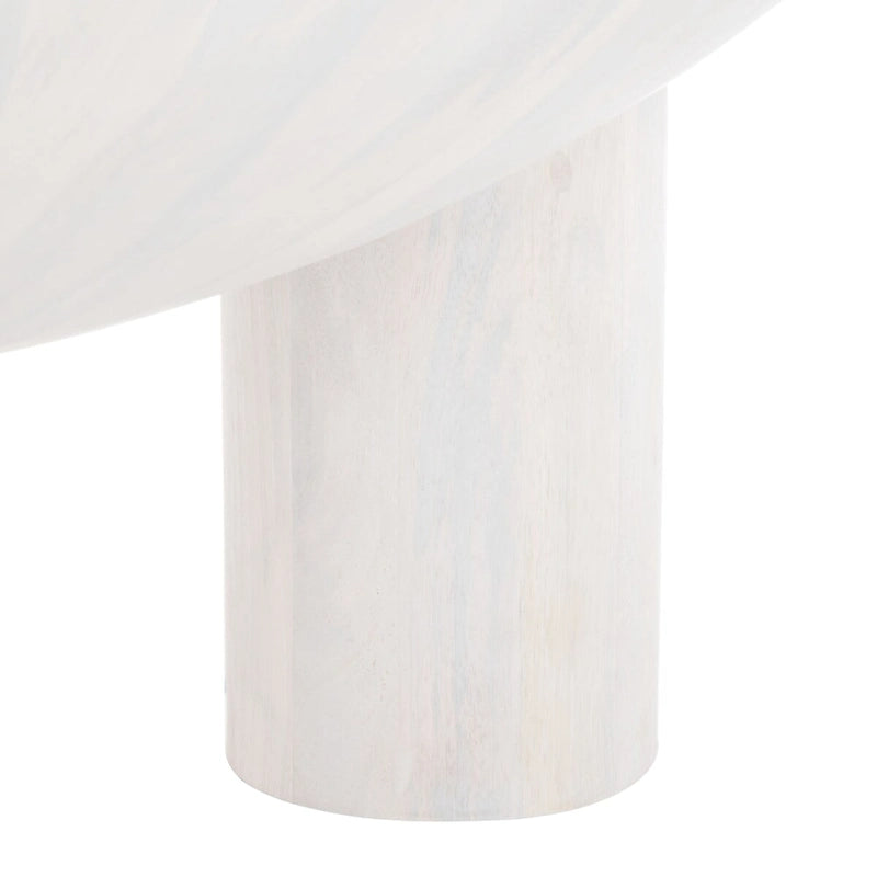 Table basse Isavella Rd en bois - 35 po L x 35 po P x 16 po H