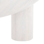 Table basse Isavella Rd en bois - 35 po L x 35 po P x 16 po H