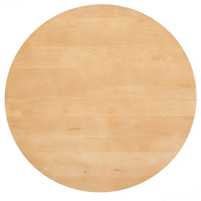 Table basse Isavella Rd en bois - 35 po L x 35 po P x 16 po H