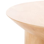 Table basse Isavella Rd en bois - 35 po L x 35 po P x 16 po H