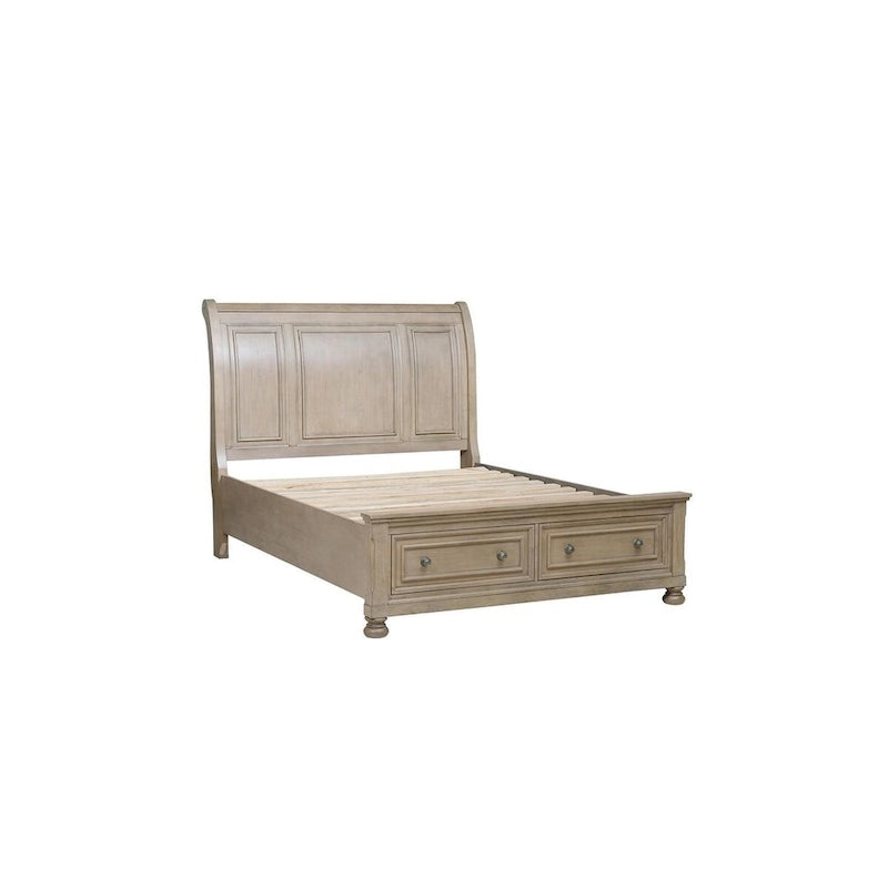 Lit Plateforme de Rangement Moderne Donald Gray Sleigh
