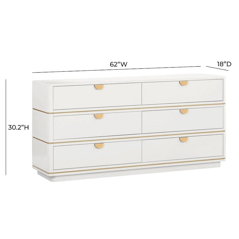 Commode 6 tiroirs Julieta