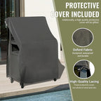 Îlot de rangement de cuisine extérieur en aluminium avec suspension murale, armoire de rangement pour barbecue autoportante