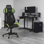 Chaise de jeu style course, réglable, cuir RSP