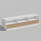 Meuble TV tiroir innovant à rebond : une fusion de fonction et de style - 70,9