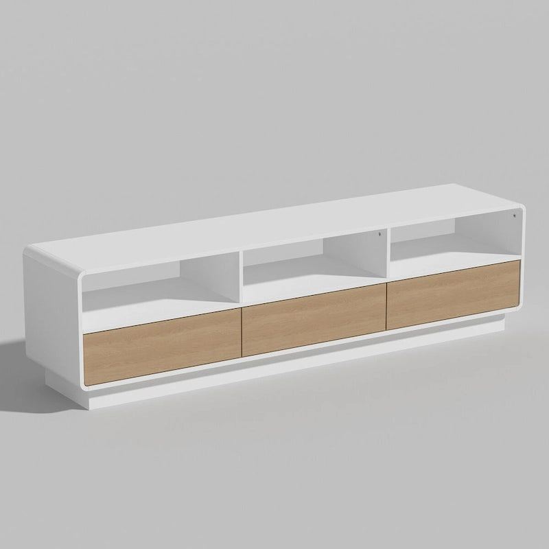 Meuble TV tiroir innovant à rebond : une fusion de fonction et de style - 70,9