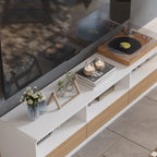 Meuble TV tiroir innovant à rebond : une fusion de fonction et de style - 70,9
