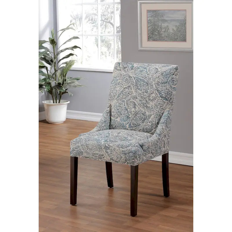 Chaise de salle à manger à accoudoirs inclinés Marie Transitional