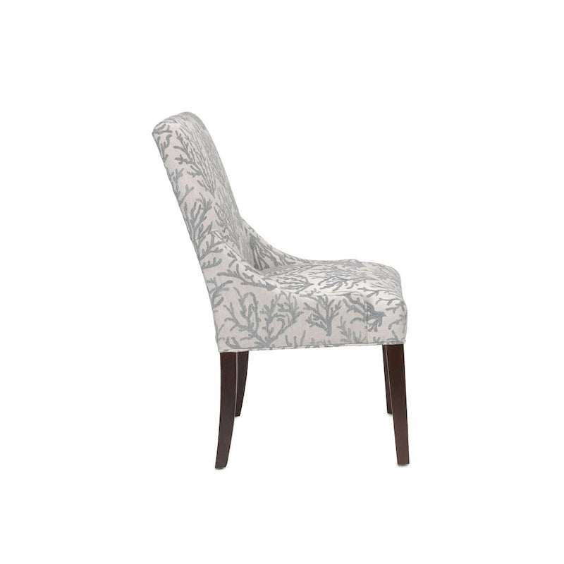 Chaise de salle à manger à accoudoirs inclinés Marie Transitional