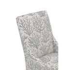 Chaise de salle à manger à accoudoirs inclinés Marie Transitional