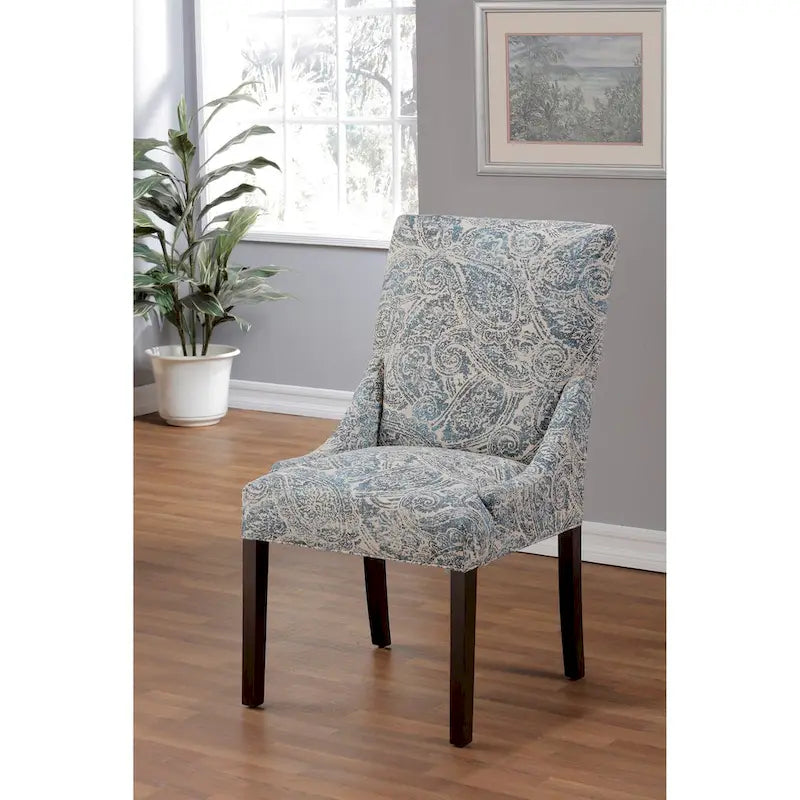 Chaise de salle à manger à accoudoirs inclinés Marie Transitional
