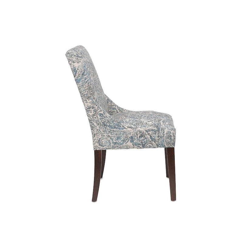 Chaise de salle à manger à accoudoirs inclinés Marie Transitional