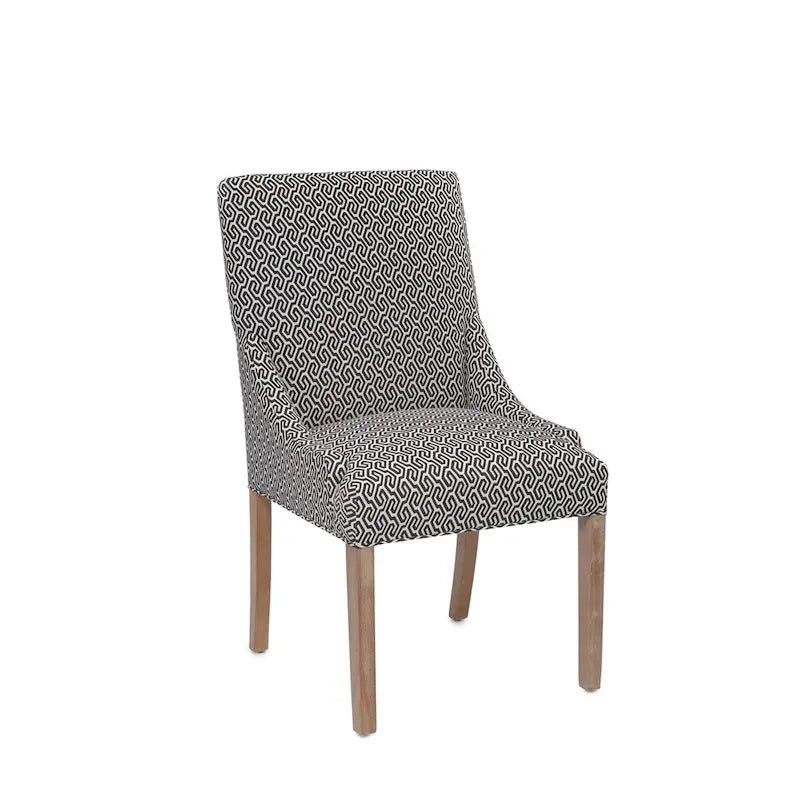Chaise de salle à manger à accoudoirs inclinés Marie Transitional