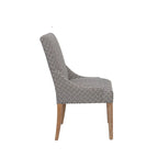 Chaise de salle à manger à accoudoirs inclinés Marie Transitional