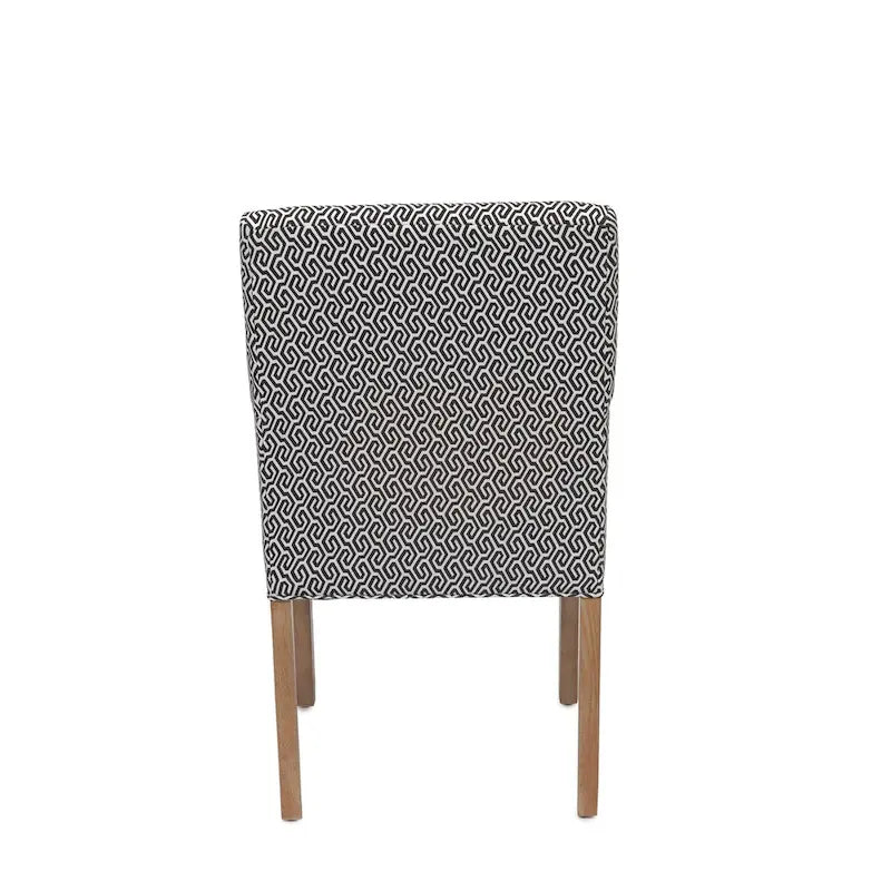 Chaise de salle à manger à accoudoirs inclinés Marie Transitional