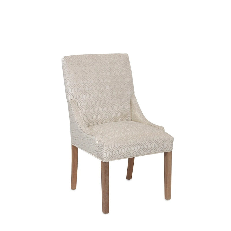 Chaise de salle à manger à accoudoirs inclinés Marie Transitional