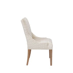 Chaise de salle à manger à accoudoirs inclinés Marie Transitional