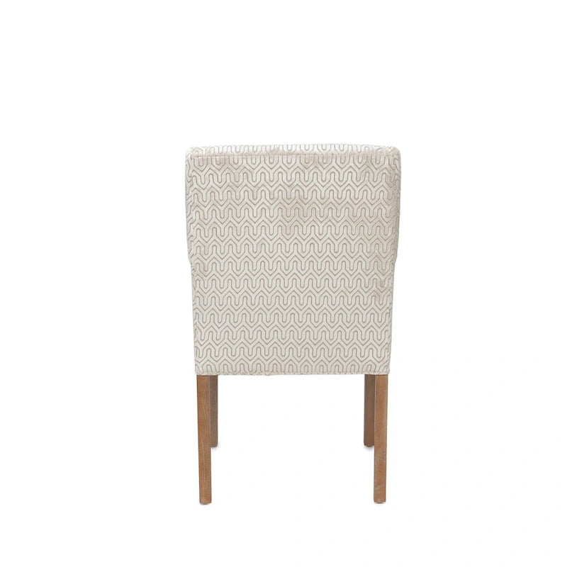 Chaise de salle à manger à accoudoirs inclinés Marie Transitional