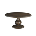 Table à manger piédestal Willow 60 en bois massif - Beige